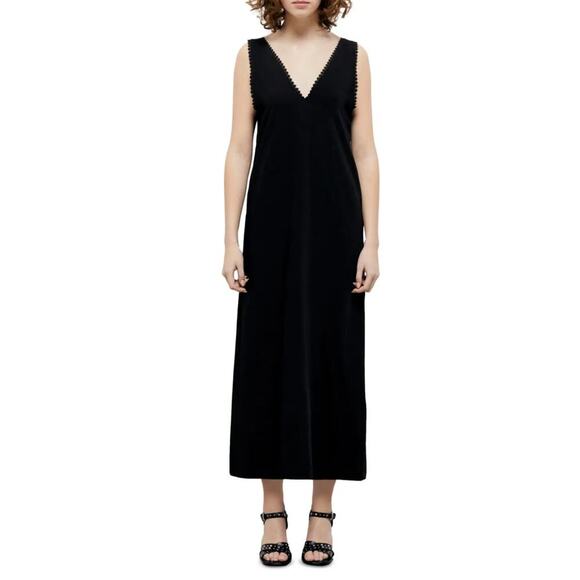 The Kooples women’s NWT’s Lace Trim Crepe midi dress. Size 1 - Picture 3 of 10